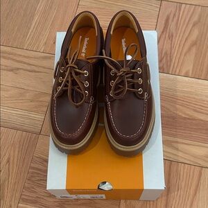 Timberland Stone Street Boat Shoe in Rootbeer
